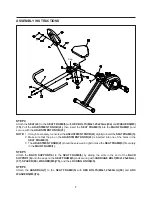 Preview for 7 page of Stamina Folding Recumbent Bike 15-0200A Owner'S Manual