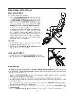 Preview for 11 page of Stamina Folding Recumbent Bike 15-0200A Owner'S Manual