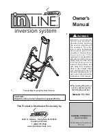 Preview for 1 page of Stamina inLine 55-1510 Owner'S Manual