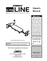 Stamina inLINE Back Stretch Bench Pro 55-1406 Owner'S Manual preview