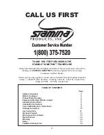 Preview for 2 page of Stamina INMOTION 35-1650F Owner'S Manual