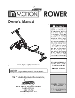 Stamina InMotion Rower Owner'S Manual preview