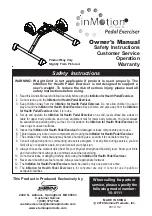 Предварительный просмотр 1 страницы Stamina InMotion Owner'S Manual