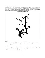 Preview for 6 page of Stamina Inmotions Owner'S Manual