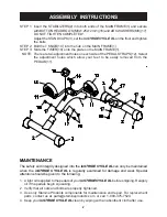 Preview for 2 page of Stamina inSTRIDE CYCLE XL Owner'S Manual