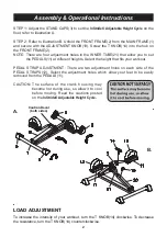 Preview for 2 page of Stamina inStride Owner'S Manual