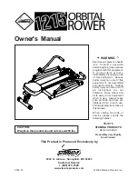 Preview for 1 page of Stamina Orbital Rower 1215 Owner'S Manual