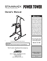 Stamina Outdoor Power Tower Owner'S Manual preview