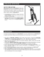 Предварительный просмотр 14 страницы Stamina SlimStriderX 55-9163 Owner'S Manual