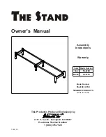 Stamina THE STAND Owner'S Manual preview