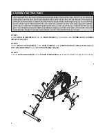 Preview for 7 page of Stamina UX2 Air Bike Owner'S Manual