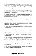 Preview for 5 page of Stamina Viper VG1500 Workout Manual