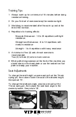 Preview for 8 page of Stamina Viper VG1500 Workout Manual