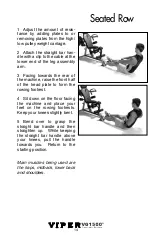 Preview for 16 page of Stamina Viper VG1500 Workout Manual