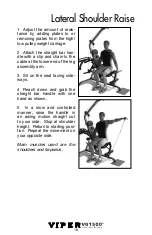 Preview for 20 page of Stamina Viper VG1500 Workout Manual