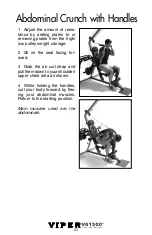 Preview for 25 page of Stamina Viper VG1500 Workout Manual