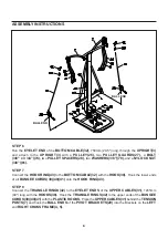 Preview for 8 page of Stamina X-Flex GYM 50-0175A Owner'S Manual