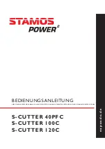 STAMOS Power 2 S-CUTTER 100C User Manual preview