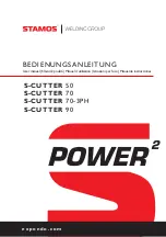 STAMOS Power 2 S-CUTTER 50 User Manual preview