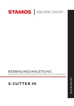 STAMOS S-CUTTER 40 User Manual preview