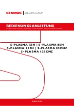 STAMOS S-PLASMA 125CNC User Manual preview