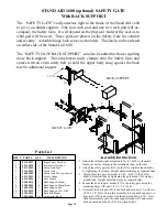 Preview for 12 page of Stand Aid 1600 Instructions Manual