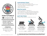Stand Up Floats Swan Instruction Sheet preview