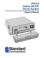 Standard Communications MST65 Owner'S Manual preview