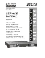 Preview for 1 page of Standard Communications mt930b Service Manual