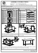 Предварительный просмотр 1 страницы Standard Furniture 11631 Assembly Instructions