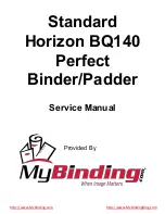 Standard Horizon BQ-140 Service Manual preview