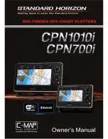 Standard Horizon CPN1010i Owner'S Manual preview