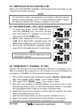 Предварительный просмотр 19 страницы Standard Horizon Eclipse DSC+ GX1100E Owner'S Manual