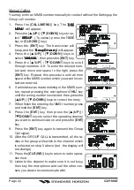 Предварительный просмотр 42 страницы Standard Horizon Eclipse DSC+ GX1100E Owner'S Manual