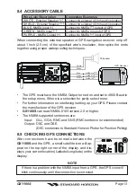 Preview for 13 page of Standard Horizon Eclipse DSC+ GX1100S Owner'S Manual