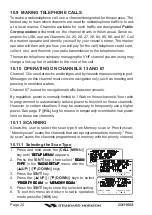 Preview for 24 page of Standard Horizon Eclipse DSC+ GX1100S Owner'S Manual