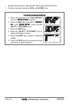 Preview for 26 page of Standard Horizon Eclipse DSC+ GX1100S Owner'S Manual