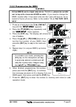 Preview for 29 page of Standard Horizon Eclipse DSC+ GX1100S Owner'S Manual