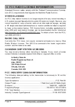 Preview for 8 page of Standard Horizon Eclipse DSC+ GX1200 Owner'S Manual