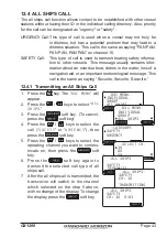 Preview for 43 page of Standard Horizon Eclipse DSC+ GX1200 Owner'S Manual