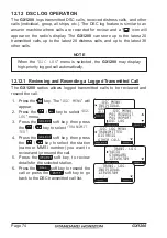 Preview for 74 page of Standard Horizon Eclipse DSC+ GX1200 Owner'S Manual