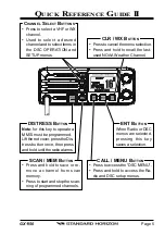 Preview for 5 page of Standard Horizon ECLIPSE DSC PLUS GX1150 Owner'S Manual