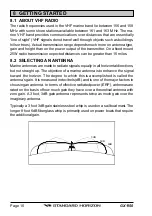 Preview for 10 page of Standard Horizon ECLIPSE DSC PLUS GX1150 Owner'S Manual