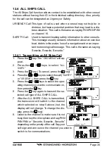 Preview for 35 page of Standard Horizon ECLIPSE DSC PLUS GX1150 Owner'S Manual