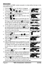 Preview for 42 page of Standard Horizon ECLIPSE DSC PLUS GX1150 Owner'S Manual