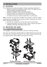 Предварительный просмотр 12 страницы Standard Horizon Eclipse GX1300 Owner'S Manual