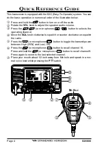 Preview for 4 page of Standard Horizon Explorer GX1600 Owner'S Manual