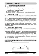 Preview for 7 page of Standard Horizon Explorer GX1600 Owner'S Manual