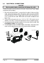 Preview for 14 page of Standard Horizon Explorer GX1600E Owner'S Manual