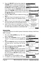 Предварительный просмотр 64 страницы Standard Horizon GX2000E Owner'S Manual